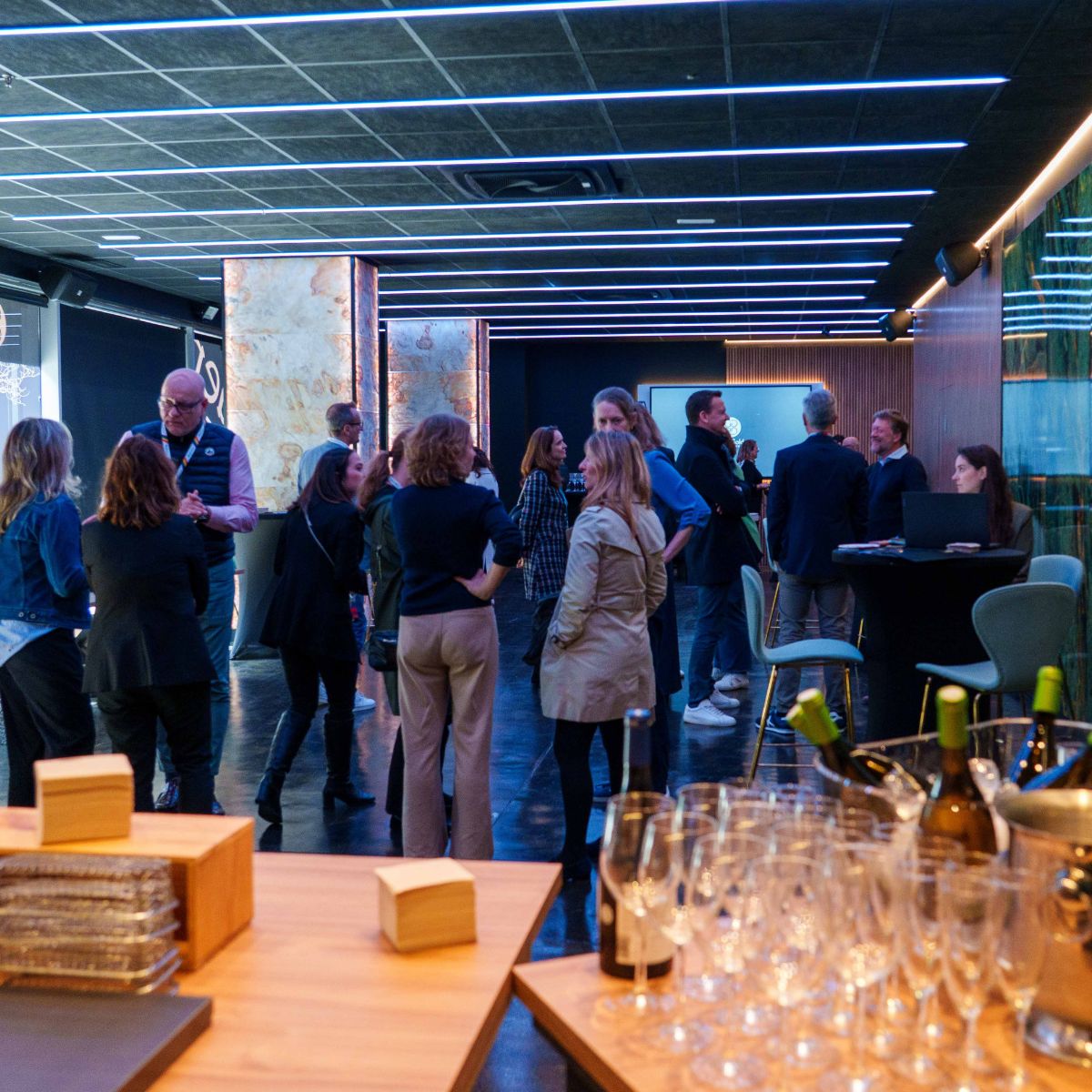 Interior de la sala de eventos Green Golden en Plaza Europa, Hospitalet